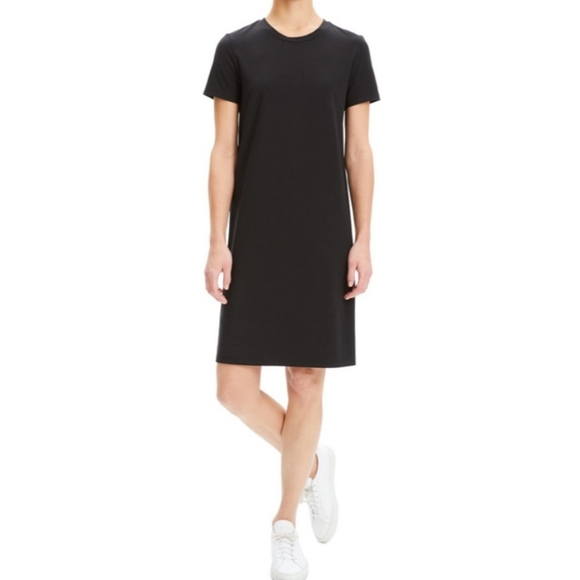 Theory Continuous Tee Dress in Cotton-Modal - Picture 3 of 10